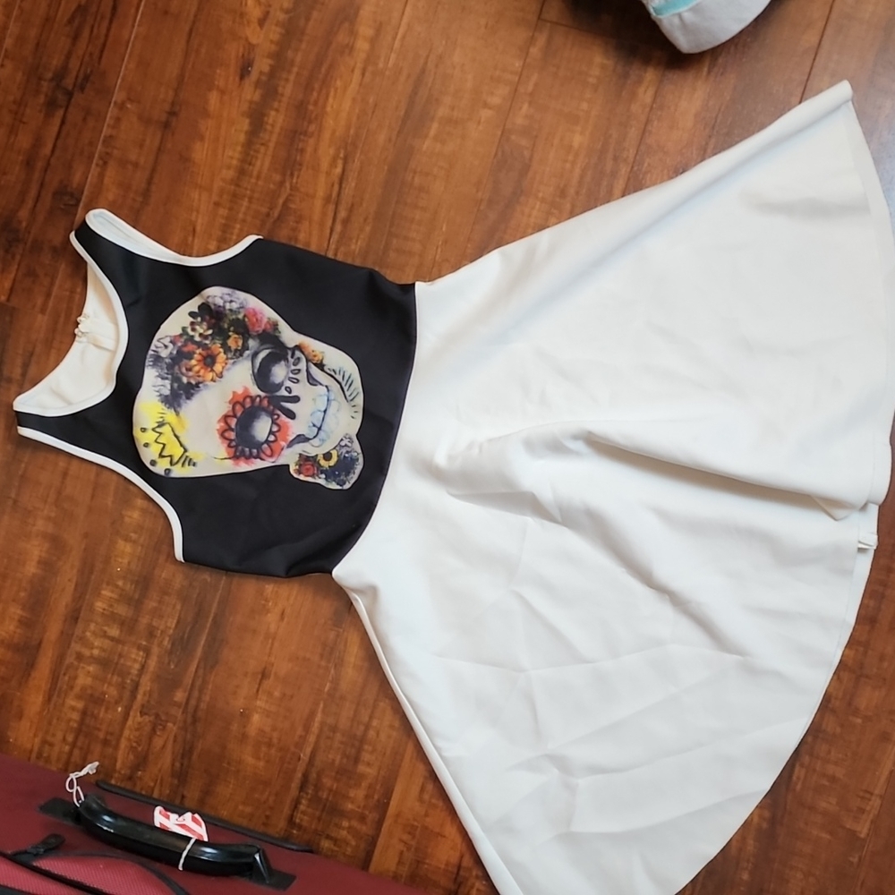 Abstract Skull Dress